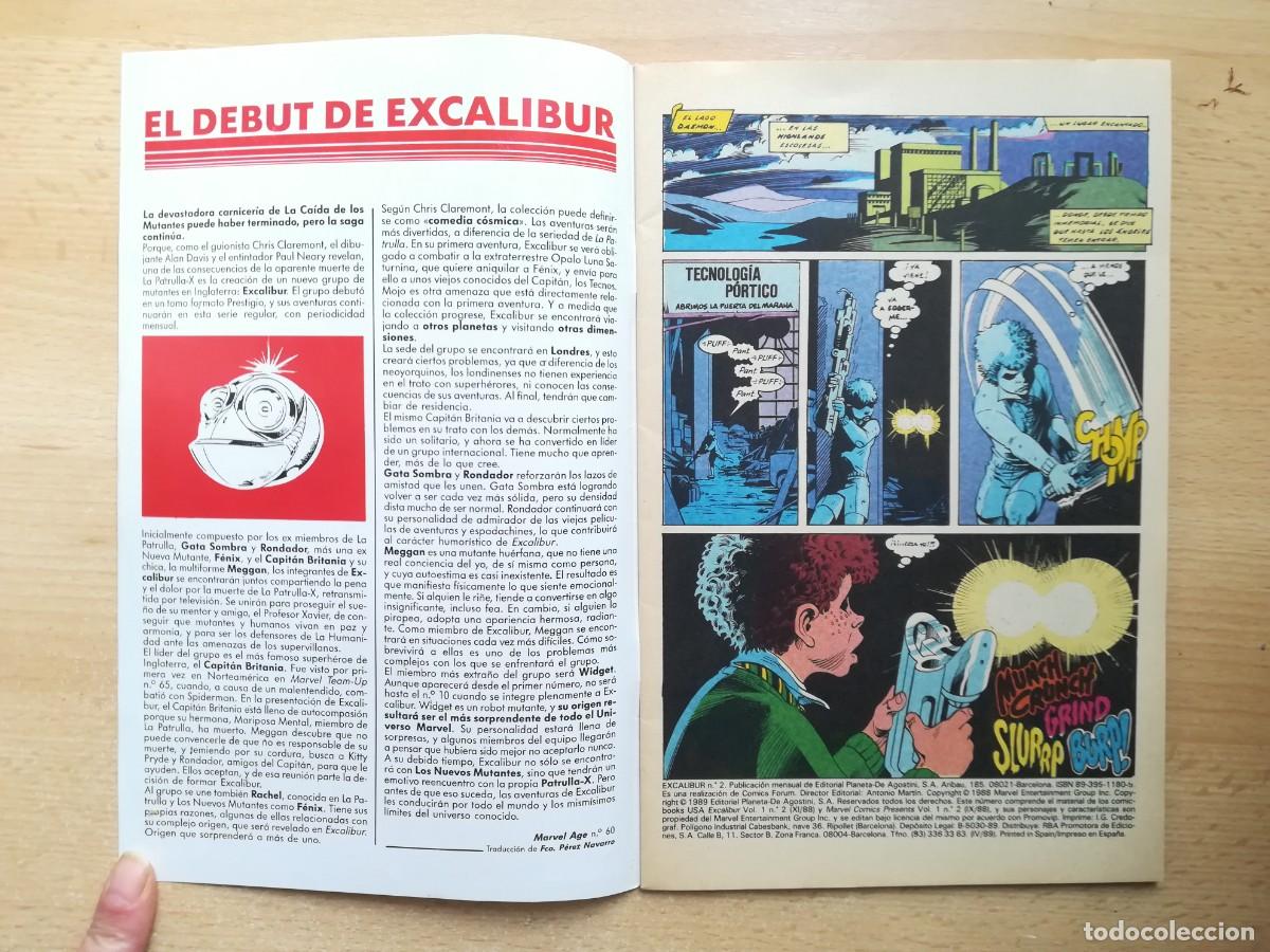 C&oacute;mics: Excalibur N&ordm; 2 + Capit&aacute;n Am&eacute;rica. Stan Lee. Forum. - Foto 2