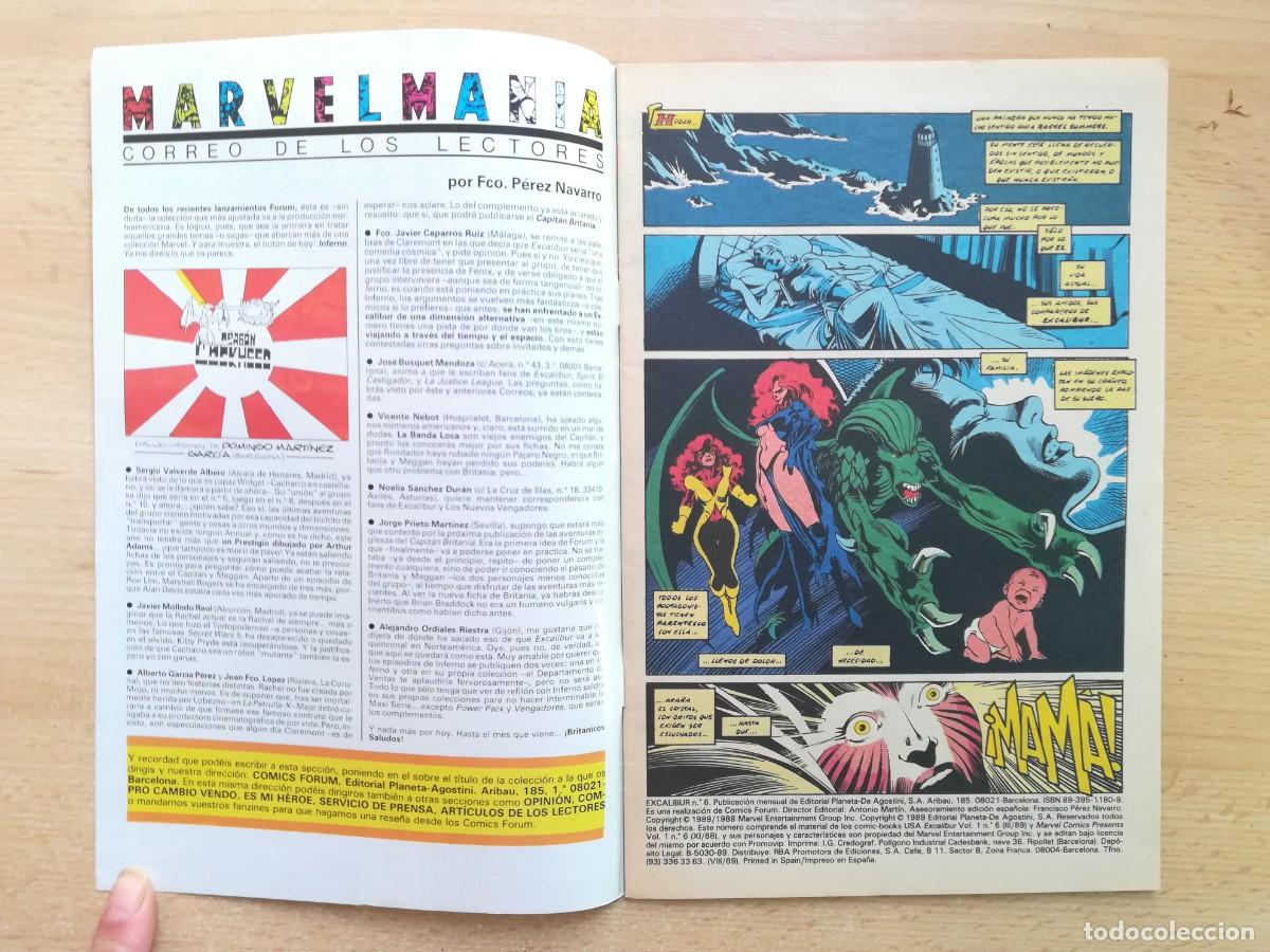C&oacute;mics: Excalibur N&ordm; 6 + El incre&iacute;ble Hulk. Stan Lee. Forum. - Foto 2