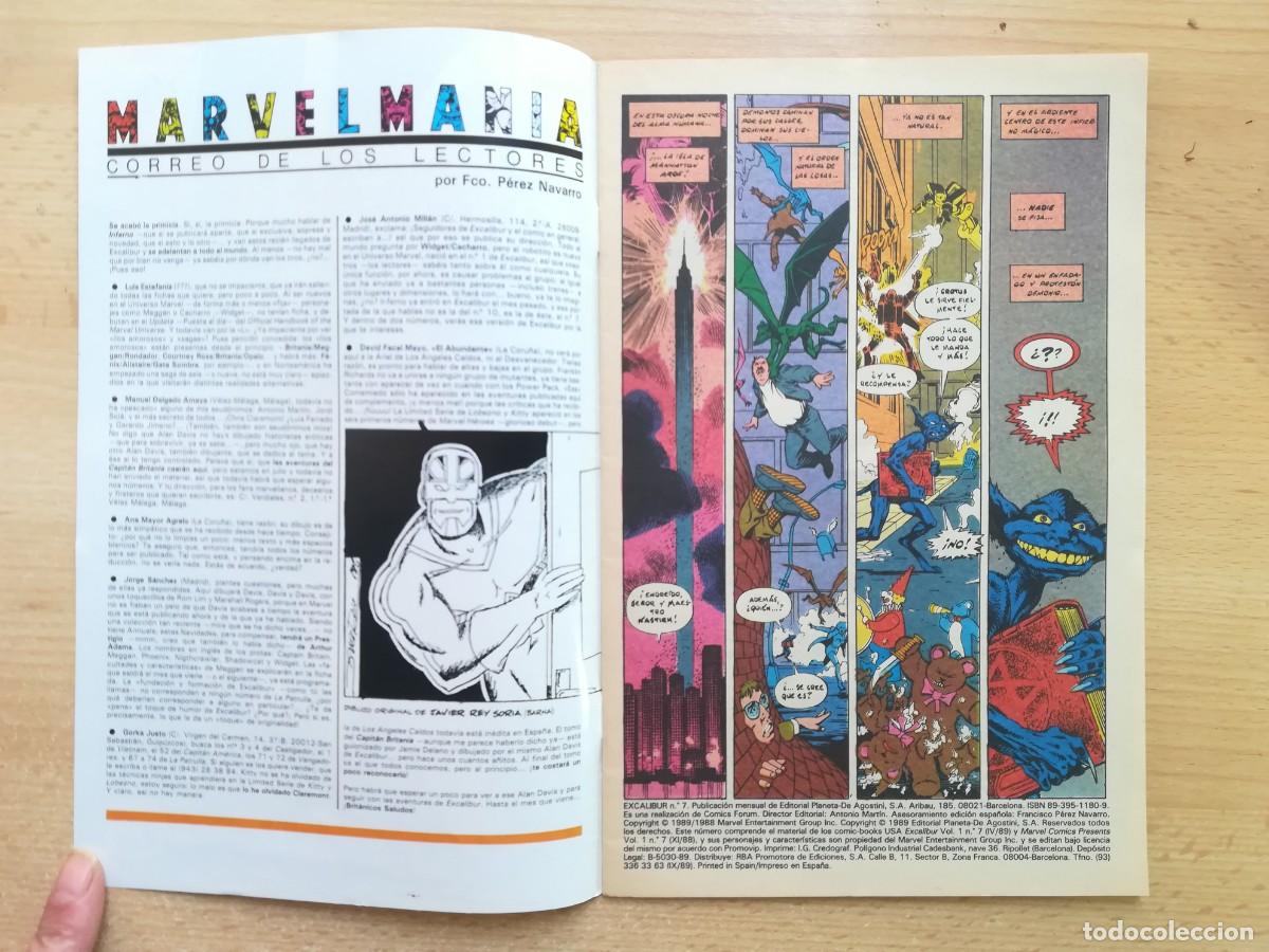 C&oacute;mics: Excalibur N&ordm; 7 + Namor. Sub-Mariner. Stan Lee. Forum. - Foto 2