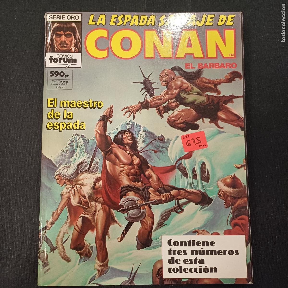 C&oacute;mics: LA ESPADA SALVAJE DE CONAN/RETAPADO 68 AL 70 FORUM. - Foto 1