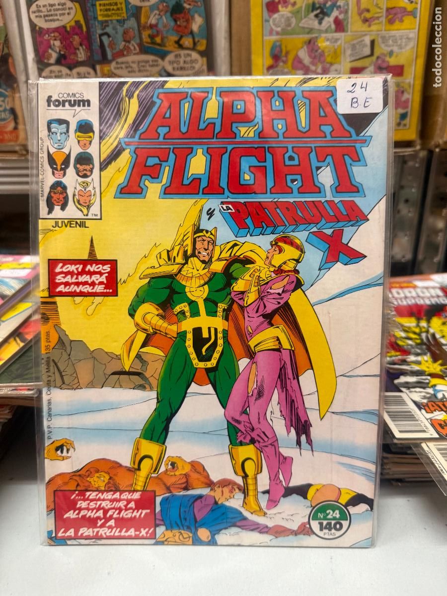 C&oacute;mics: ALPHA FLIGHT EDITORIAL FORUM NUMERO 24 BUEN ESTADO - Foto 1