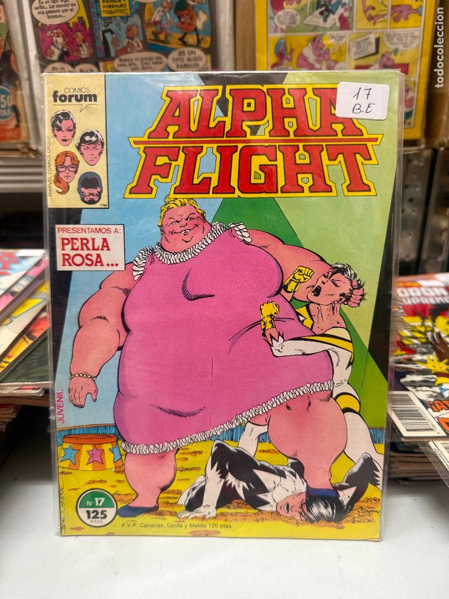 C&oacute;mics: ALPHA FLIGHT EDITORIAL FORUM NUMERO 17 BUEN ESTADO - Foto 1
