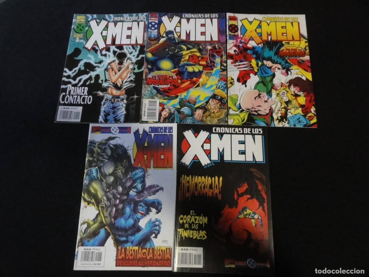 C&oacute;mics: CRONICAS DE LOS X MEN. 5 N&ordm; COMPLETA. 1995. FORUM. C-100 - Foto 1