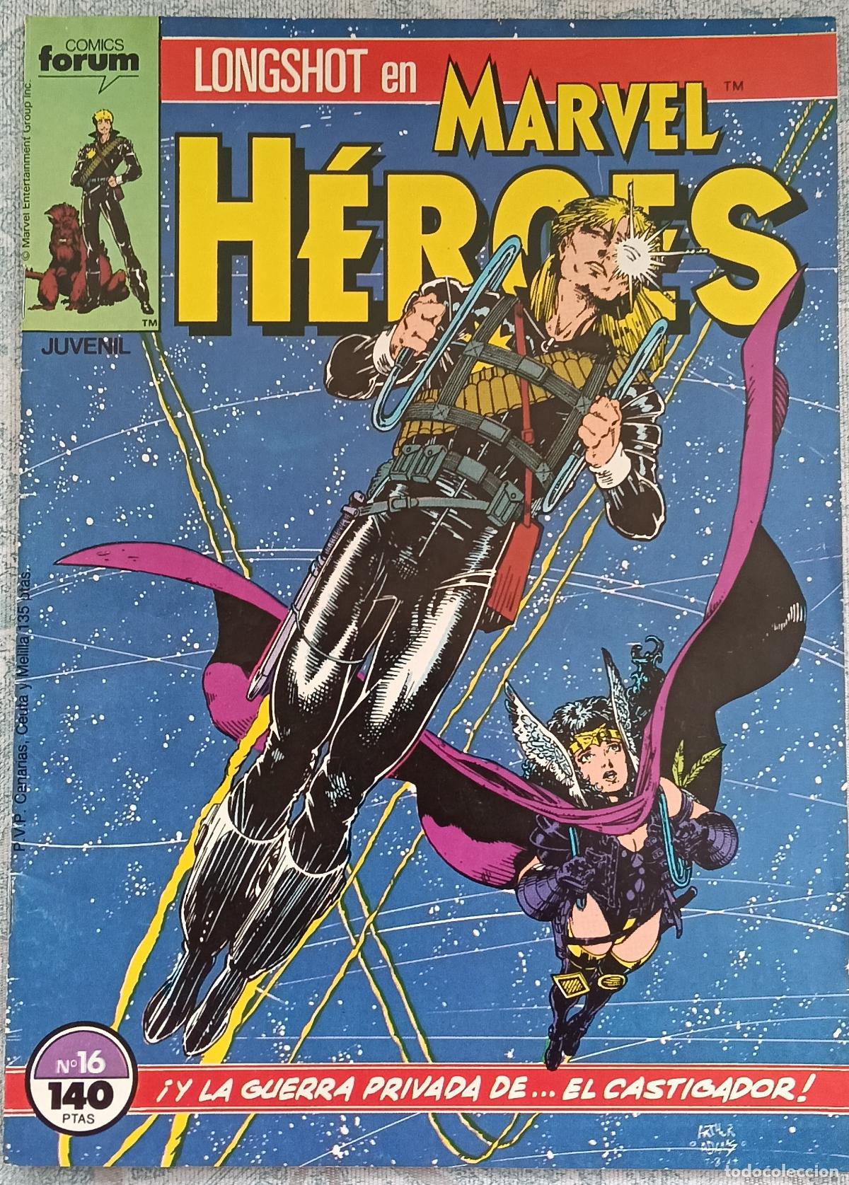 C&oacute;mics: MARVEL HEROES N&ordm; 16 LONGSHOT Volumen 1 FORUM - Foto 1