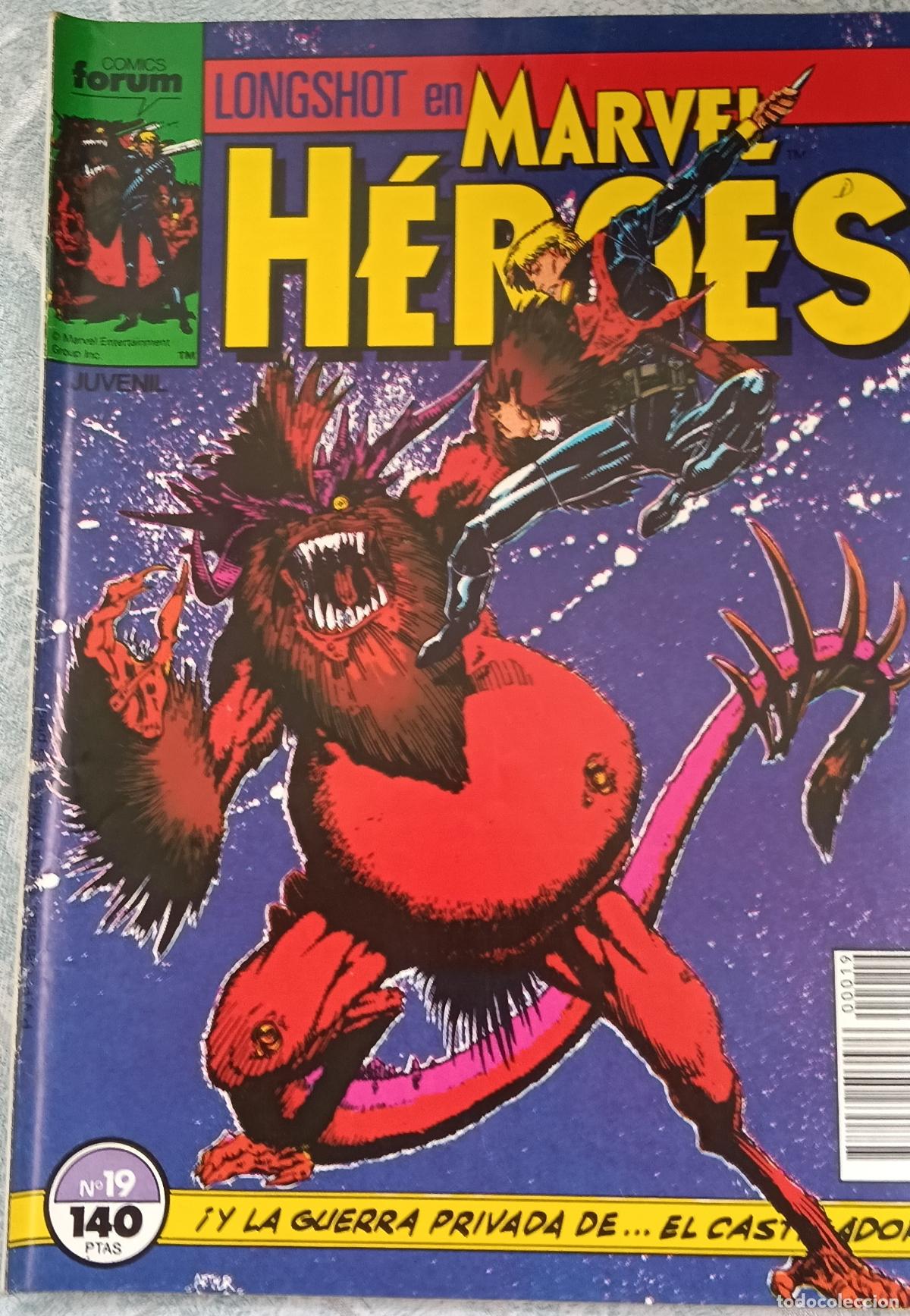 C&oacute;mics: MARVEL HEROES N&ordm; 19 LONGSHOT Volumen 1 FORUM - Foto 1