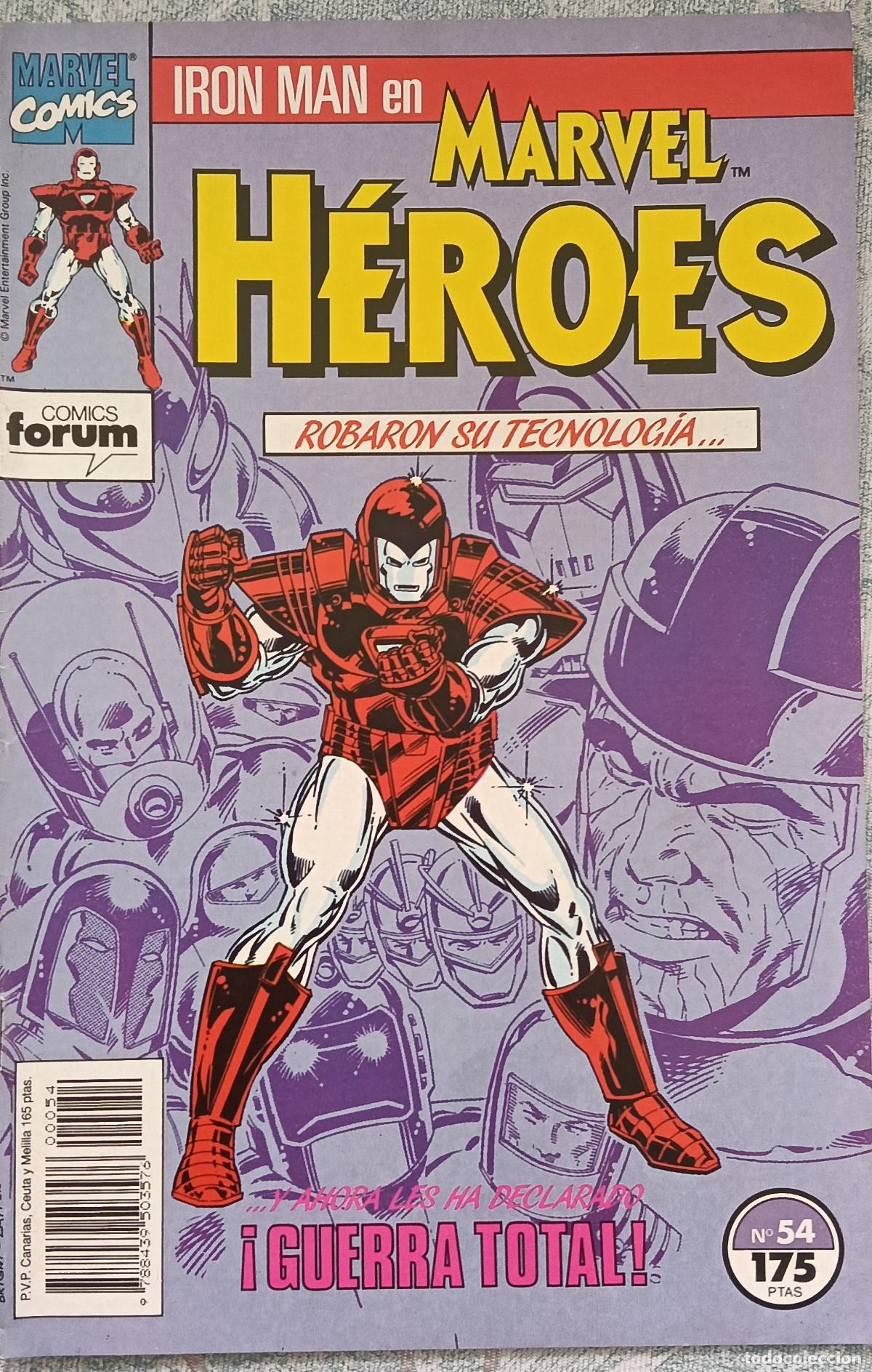 C&oacute;mics: MARVEL HEROES N&ordm; 54 IRON MAN Volumen 1 FORUM - Foto 1