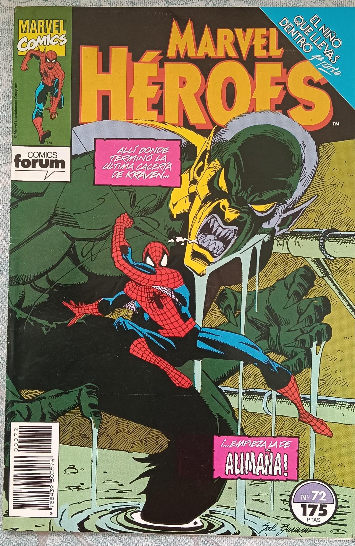C&oacute;mics: MARVEL HEROES N&ordm; 72 SPIDERMAN Volumen 1 FORUM - Foto 1