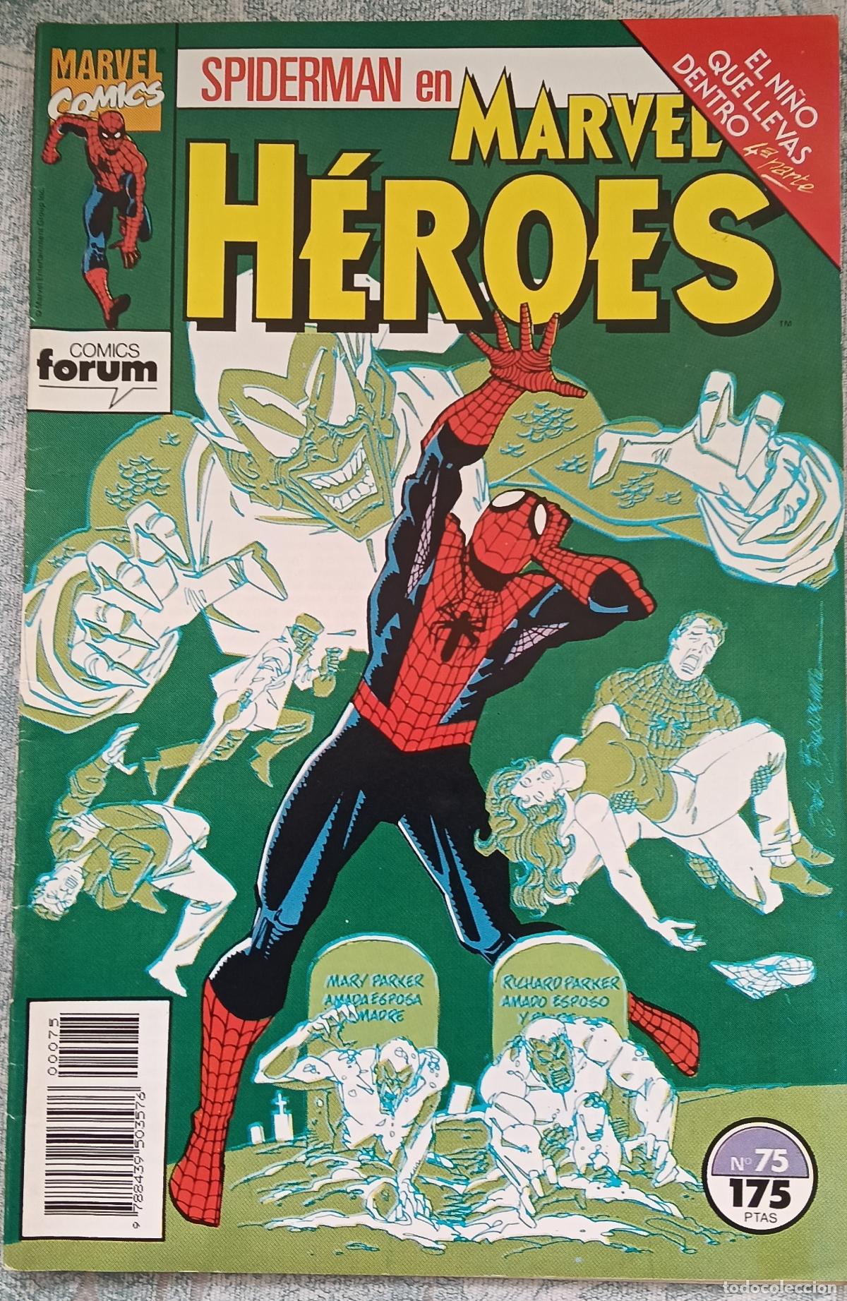C&oacute;mics: MARVEL HEROES N&ordm; 75 SPIDERMAN Volumen 1 FORUM - Foto 1