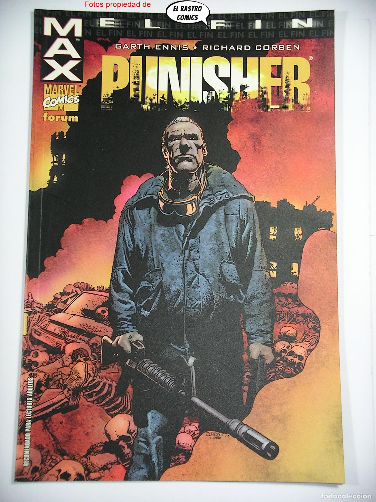 C&oacute;mics: Punisher, El fin, Garth Ennis, Richard Corben, ed. Forum Marvel, tomo - Foto 1