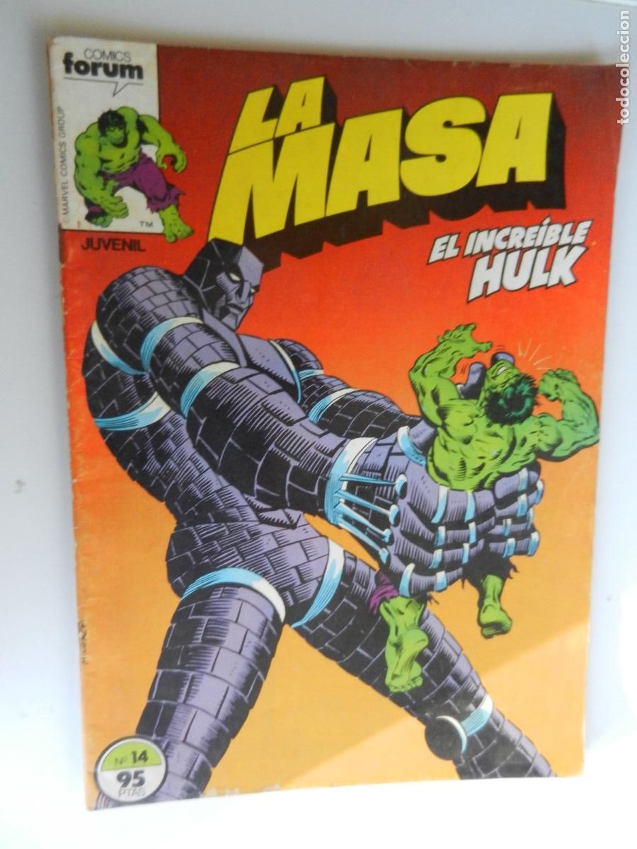 C&oacute;mics: LA MASA - EL INCREIBLE HULK - N&ordm; 14-FORUM 1983 - Foto 1