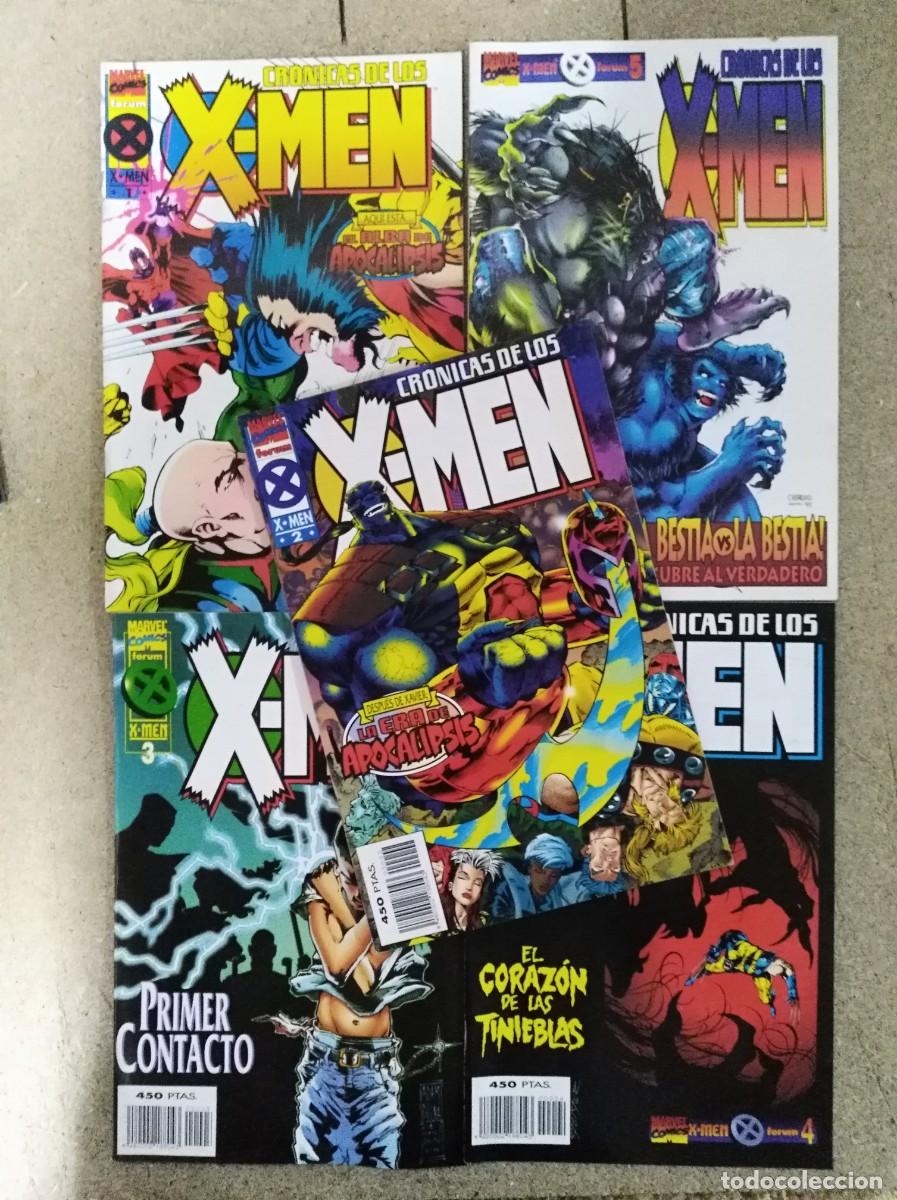 C&oacute;mics: Cronicas de los X-Men.La Era de Apocalipsis.Completa 5 Comics.Marvel.Forum - Foto 1
