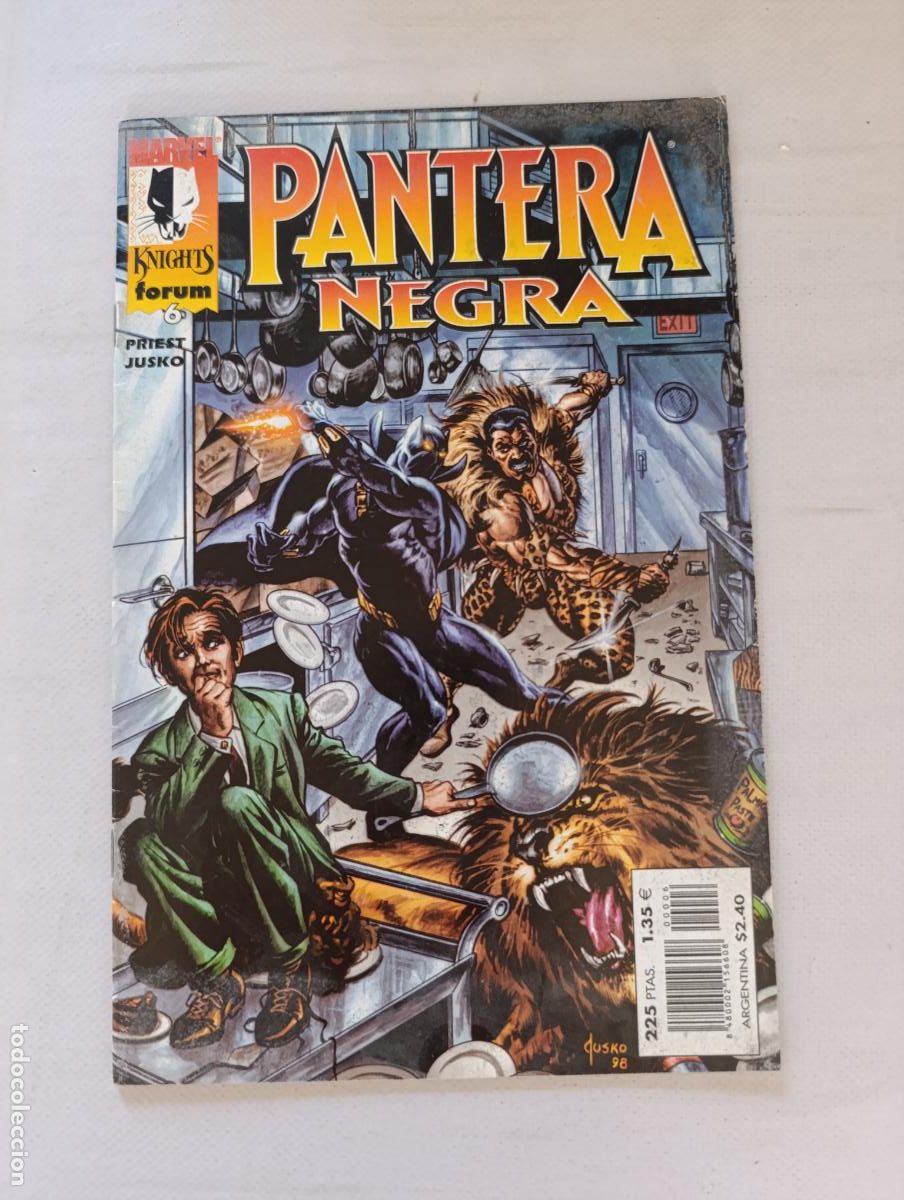 C&oacute;mics: PANTERA NEGRA N&ordm; 6 - MARVEL KNIGHTS - FORUM (IM1) - Foto 1