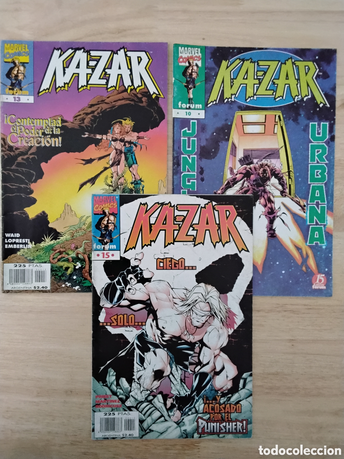 C&oacute;mics: KA-ZAR, N&Uacute;MEROS 10-13-15, FORUM, NORMAL - Foto 1