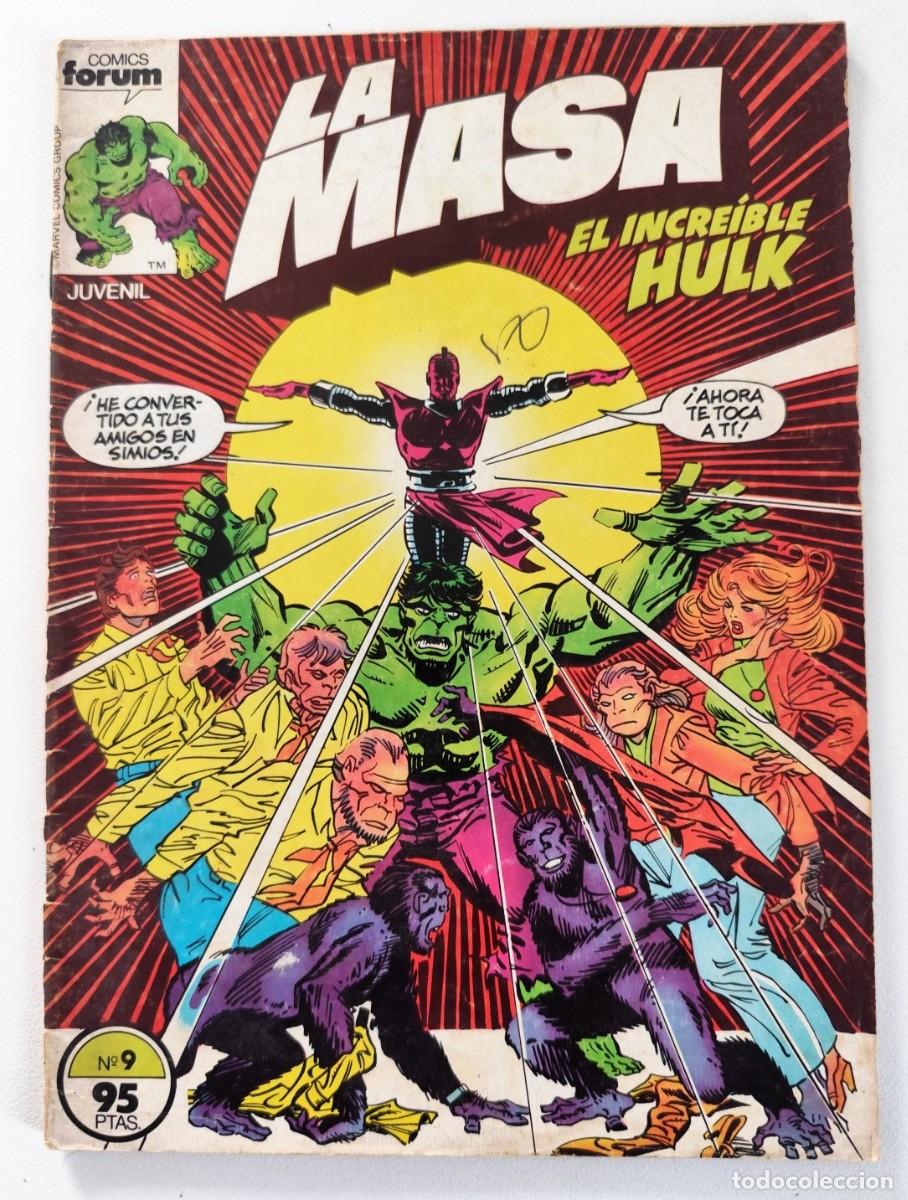 C&oacute;mics: LA MASA, EL INCRE&Iacute;BLE HULK VOL.1 N&ordm; 9 ~ MARVEL/FORUM (1983) - Foto 1