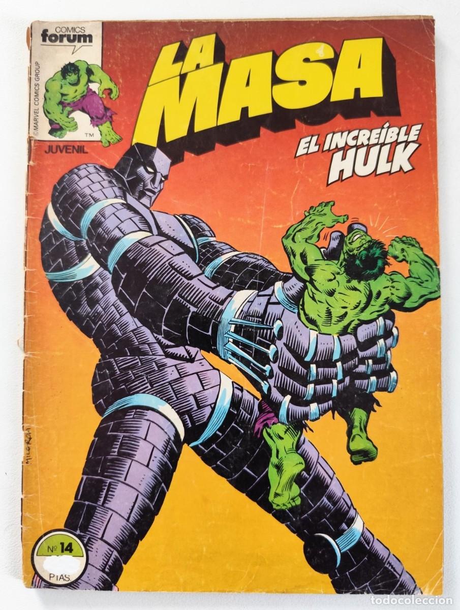 C&oacute;mics: LA MASA, EL INCRE&Iacute;BLE HULK VOL.1 N&ordm; 14 ~ MARVEL/FORUM (1983) - Foto 1