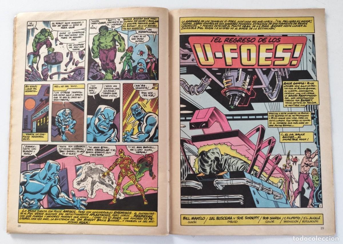 C&oacute;mics: LA MASA, EL INCRE&Iacute;BLE HULK VOL.1 N&ordm; 14 ~ MARVEL/FORUM (1983) - Foto 6