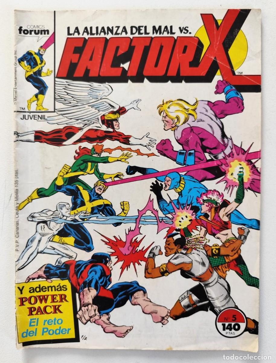 C&oacute;mics: FACTOR-X Vol.1 # 5 + POWER PACK ~ MARVEL/FORUM (1988) - Foto 1