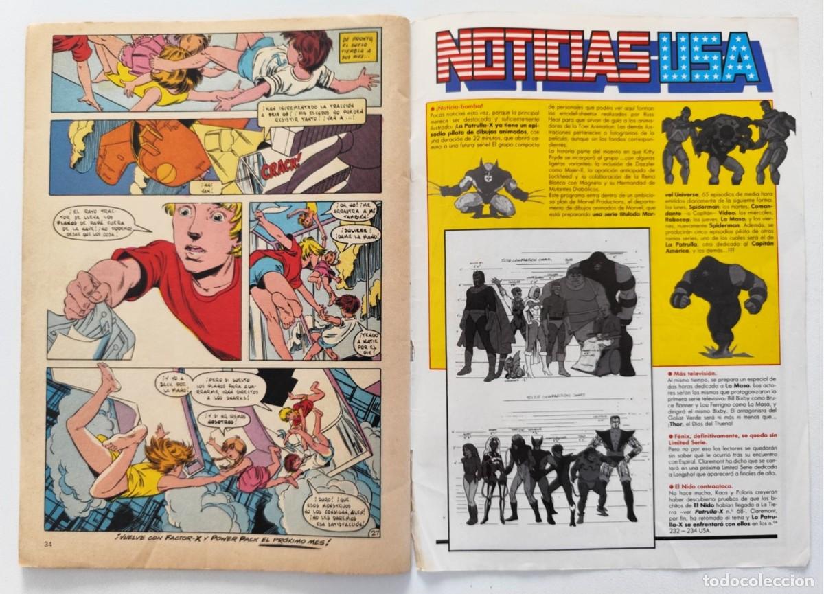 C&oacute;mics: FACTOR-X Vol.1 # 5 + POWER PACK ~ MARVEL/FORUM (1988) - Foto 5