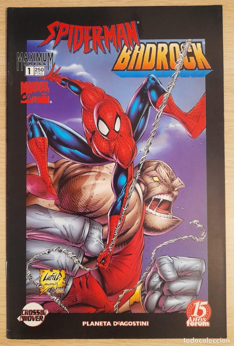 C&oacute;mics: Spiderman / Badrock - Coleccion Completa de 2 comics - Marvel / Image - Forum - Foto 1