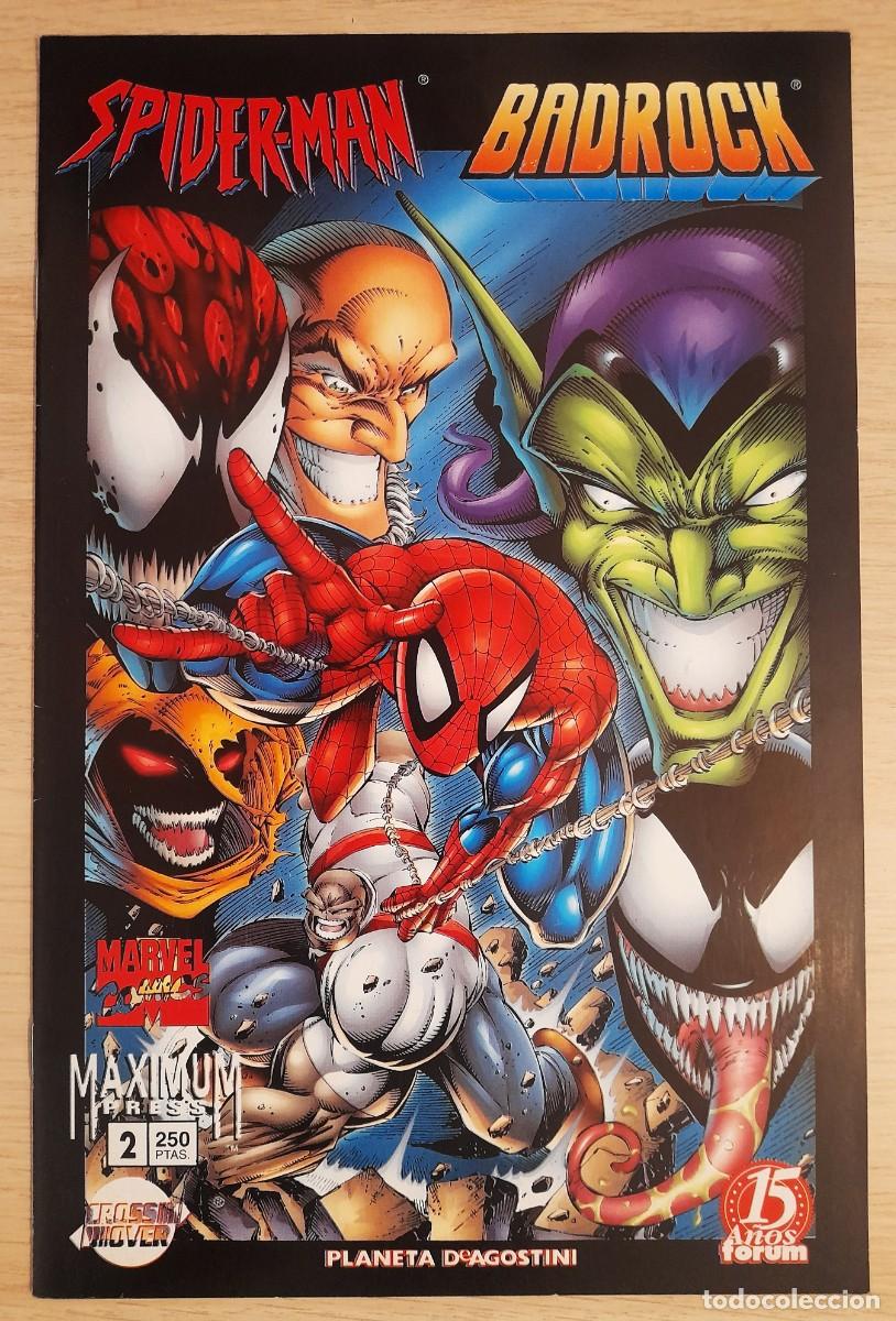 C&oacute;mics: Spiderman / Badrock - Coleccion Completa de 2 comics - Marvel / Image - Forum - Foto 2