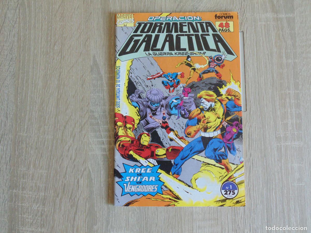 C&oacute;mics: Operaci&oacute;n Tormenta Galactica n&ordm; 1 de 10. 1992. Marvel / Forum. - Foto 1