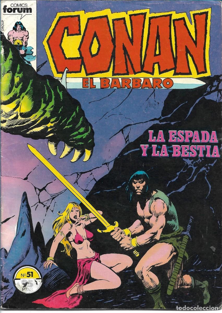 C&oacute;mics: CONAN EL BARBARO - NUMERO 51 - Foto 1