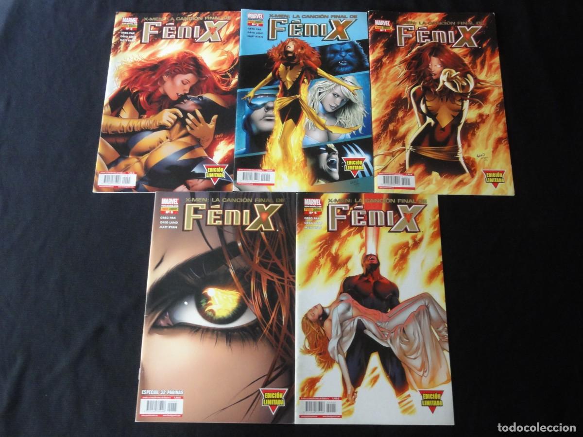 C&oacute;mics: X MEN. LA CANCI&Oacute;N FINAL DE F&Egrave;NIX. COMPLETA 5 N&ordm;. 2009. MARVEL COMICS FORUM. C-2B - Foto 1