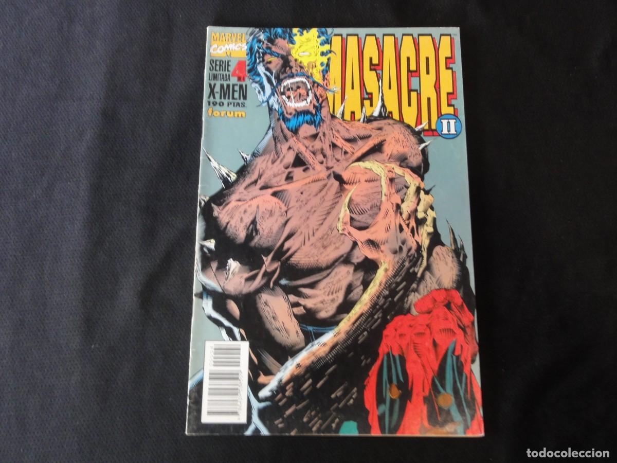 C&oacute;mics: X MEN. MASACRE II. N&ordm; 4 DE 4. SERIE LIMITADA. 1995. MARVEL COMICS FORUM. C-2B - Foto 1