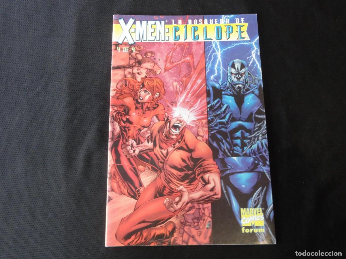 C&oacute;mics: X MEN. LA B&Uacute;SQUEDA DE C&Iacute;CLOPE N&ordm; 4 DE 4. 2001. MARVEL COMICS FORUM. C-2B - Foto 1