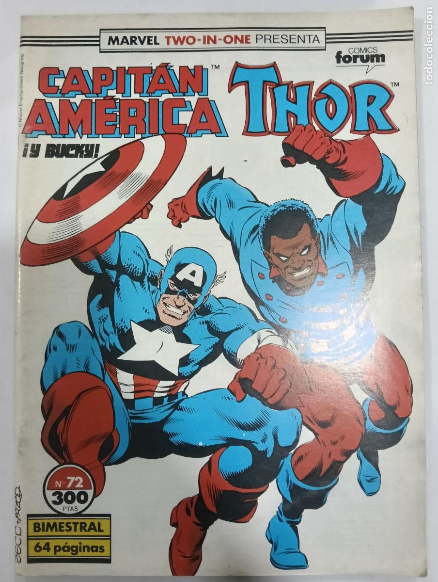 C&oacute;mics: Marvel Two-in-One: Capit&aacute;n Am&eacute;rica & Thor N&ordm; 72 FORUM - Foto 1