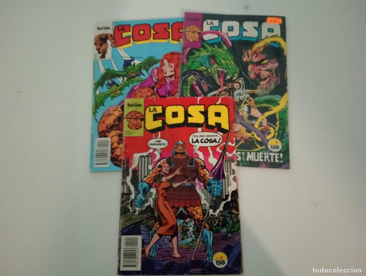 C&oacute;mics: LOTE LA COSA. 3 EJEMPLARES (DE 16). GRAPA. FORUM. MARVEL. 1989 &ndash; 90. - Foto 1