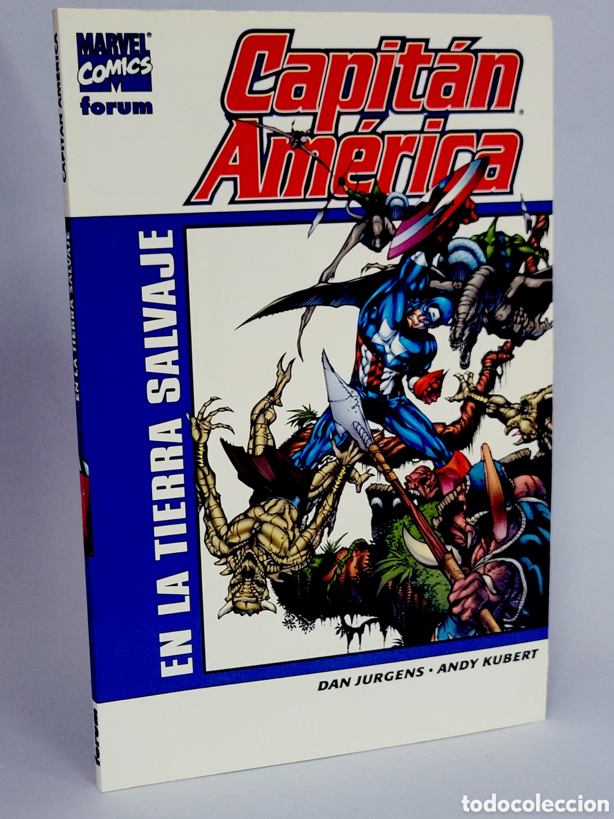 C&oacute;mics: C&Oacute;MIC DE KIOSCO CAPIT&Aacute;N AM&Eacute;RICA EN LA SELVA NEGRA COLECCIONABLE MARVEL FORUM - Foto 1