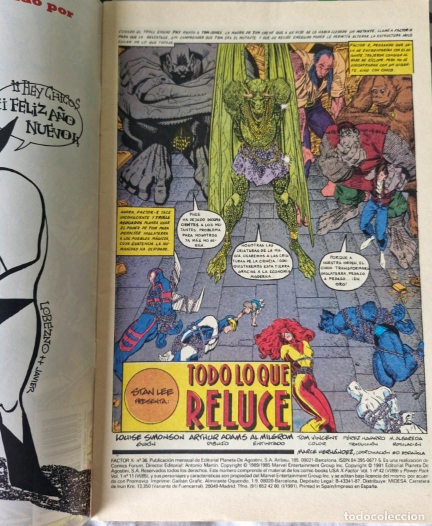 C&oacute;mics: FACTOR X - N&Uacute;MERO 36 - VOL 1 - MARVEL C&Oacute;MICS - FORUM - Foto 3