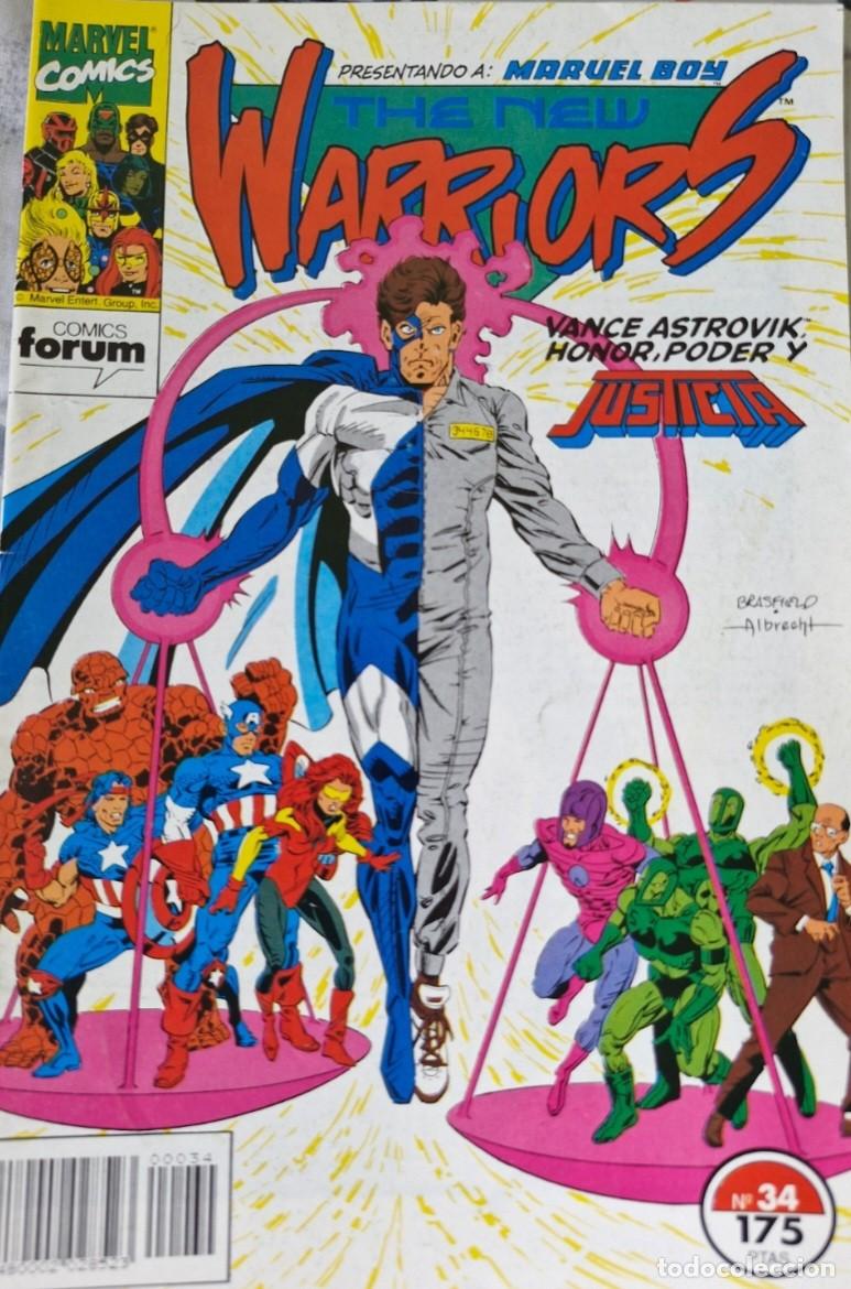 C&oacute;mics: THE NEW WARRIORS - N&Uacute;MERO 34 - VOL 1 - MARVEL C&Oacute;MICS - FORUM - Foto 1
