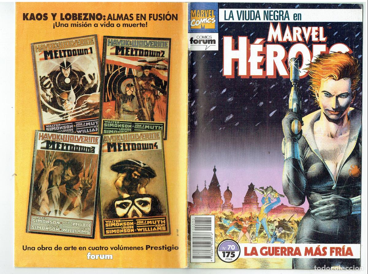 C&oacute;mics: LA VIUDA NEGRA EN MARVEL. N&ordm; 70. FORUM. (ST/B10.2) - Foto 2