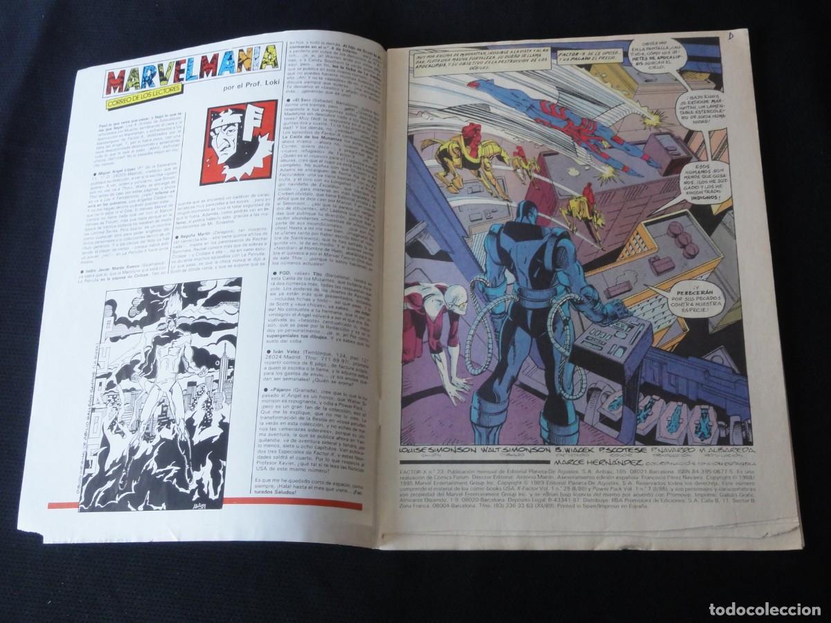C&oacute;mics: FACTOR X N&ordm; 23. VOLUMEN 1. 1988-1995. MARVEL COMICS FORUM. C-3B - Foto 2