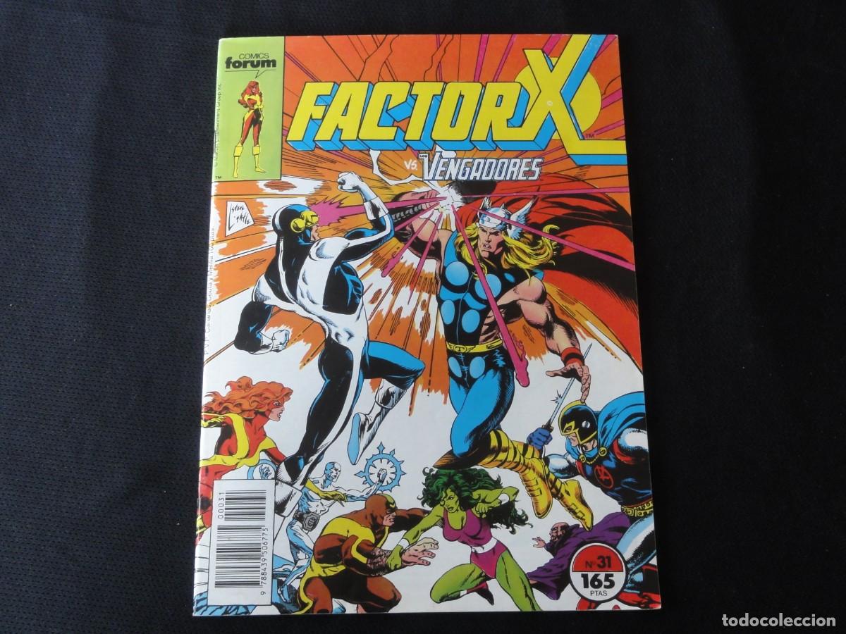 C&oacute;mics: FACTOR X N&ordm; 31. VOLUMEN 1. 1988-1995. MARVEL COMICS FORUM. C-3B - Foto 1
