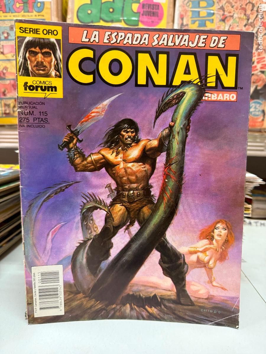 C&oacute;mics: ESPADA SALVAJE DE CONAN EDITORIAL FORUM NUMERO 115 NORMAL ESTADO - Foto 1