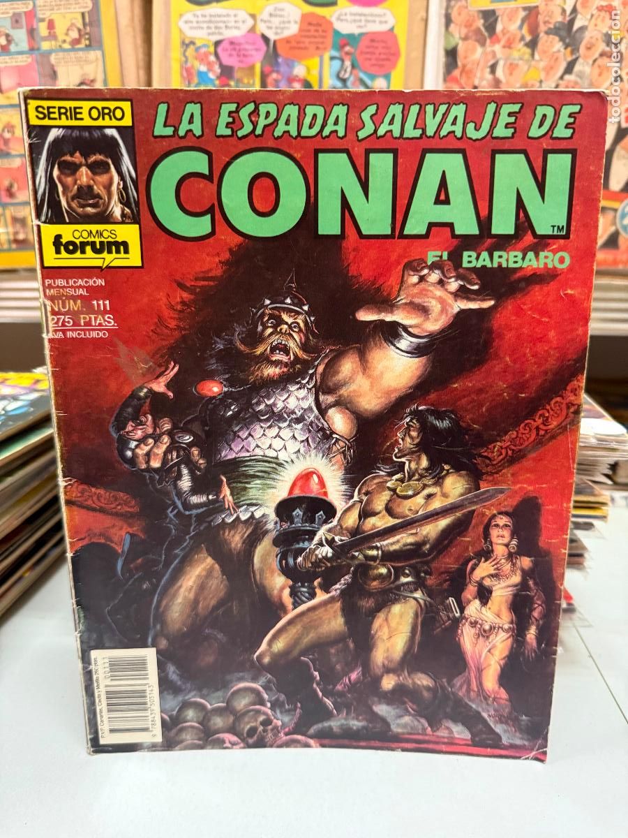 C&oacute;mics: ESPADA SALVAJE DE CONAN EDITORIAL FORUM NUMERO 111 NORMAL ESTADO - Foto 1