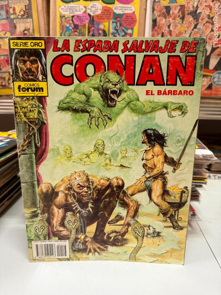 C&oacute;mics: ESPADA SALVAJE DE CONAN EDITORIAL FORUM NUMERO 113 NORMAL ESTADO - Foto 1
