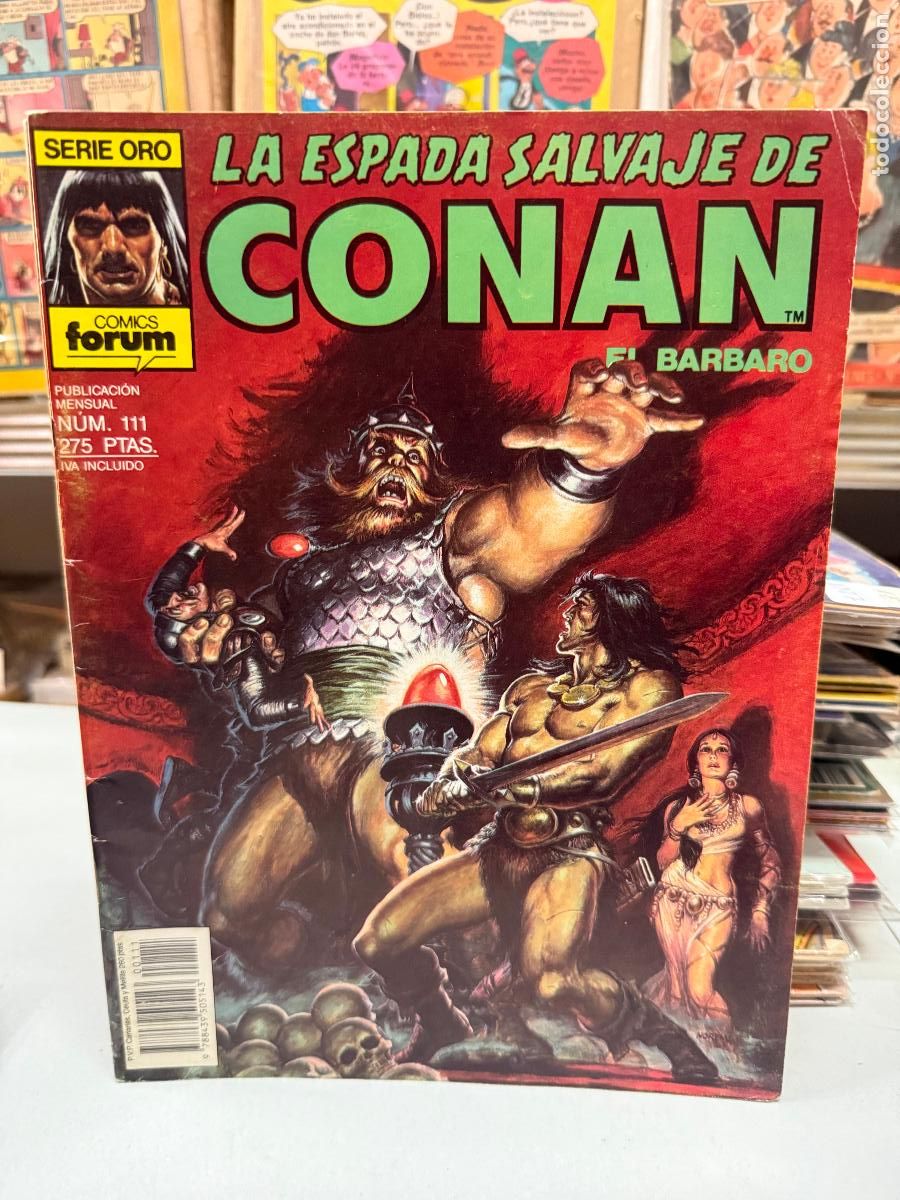 C&oacute;mics: ESPADA SALVAJE DE CONAN EDITORIAL FORUM NUMERO 111 BUEN ESTADO - Foto 1