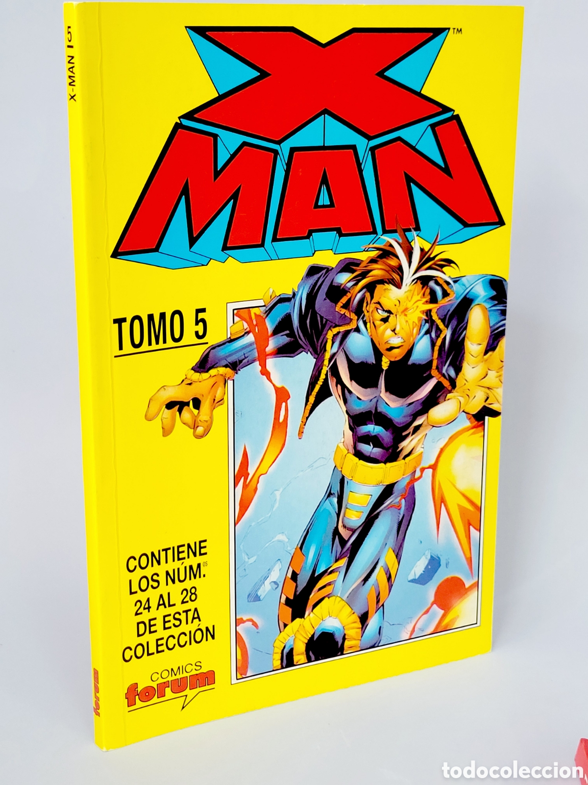C&oacute;mics: C&Oacute;MIC EXCELENTE X-MAN TOMO 5 RETAPADO 24 AL 28 FORUM MARVEL - Foto 1