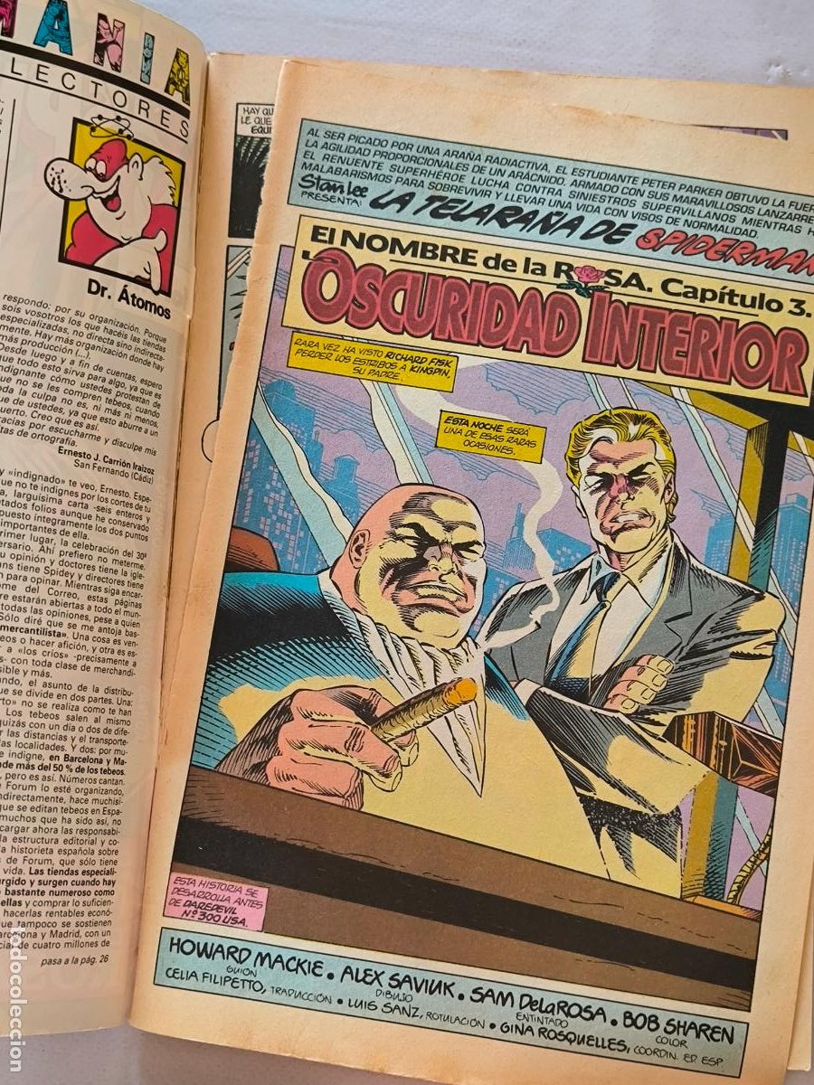 C&oacute;mics: SPIDERMAN N&ordm; 287 - MARVEL - FORUM (7W) - Foto 2