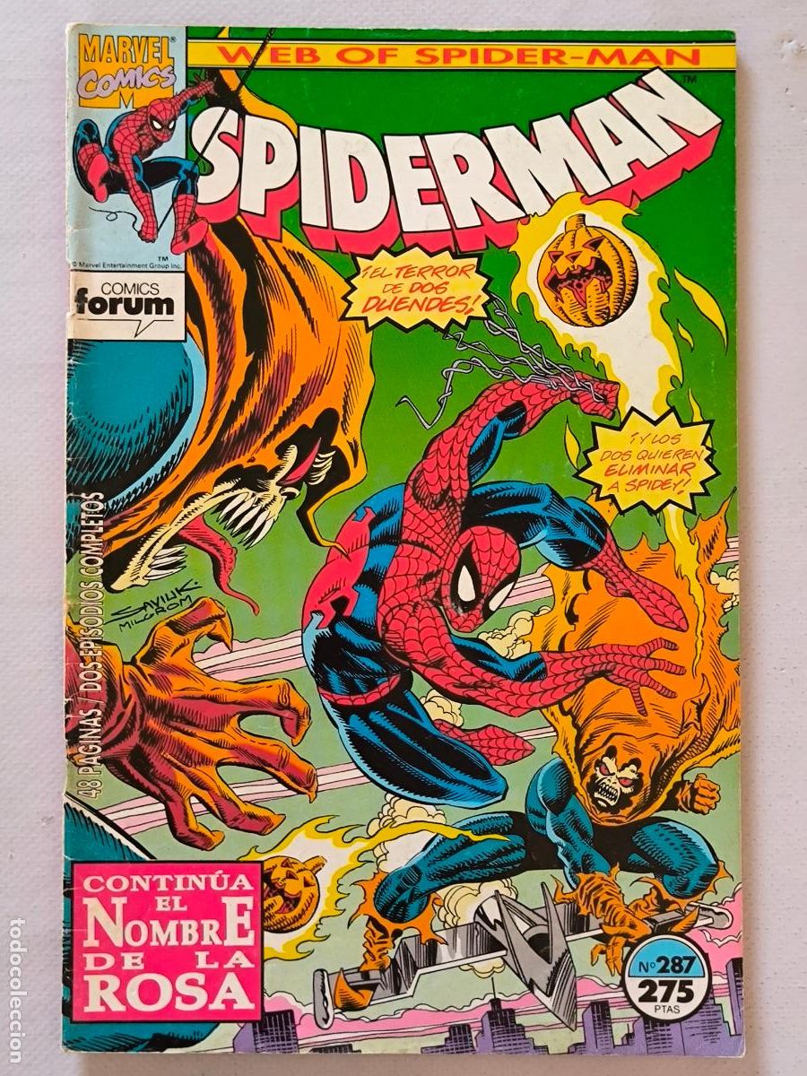 C&oacute;mics: SPIDERMAN N&ordm; 287 - MARVEL - FORUM (7W) - Foto 1