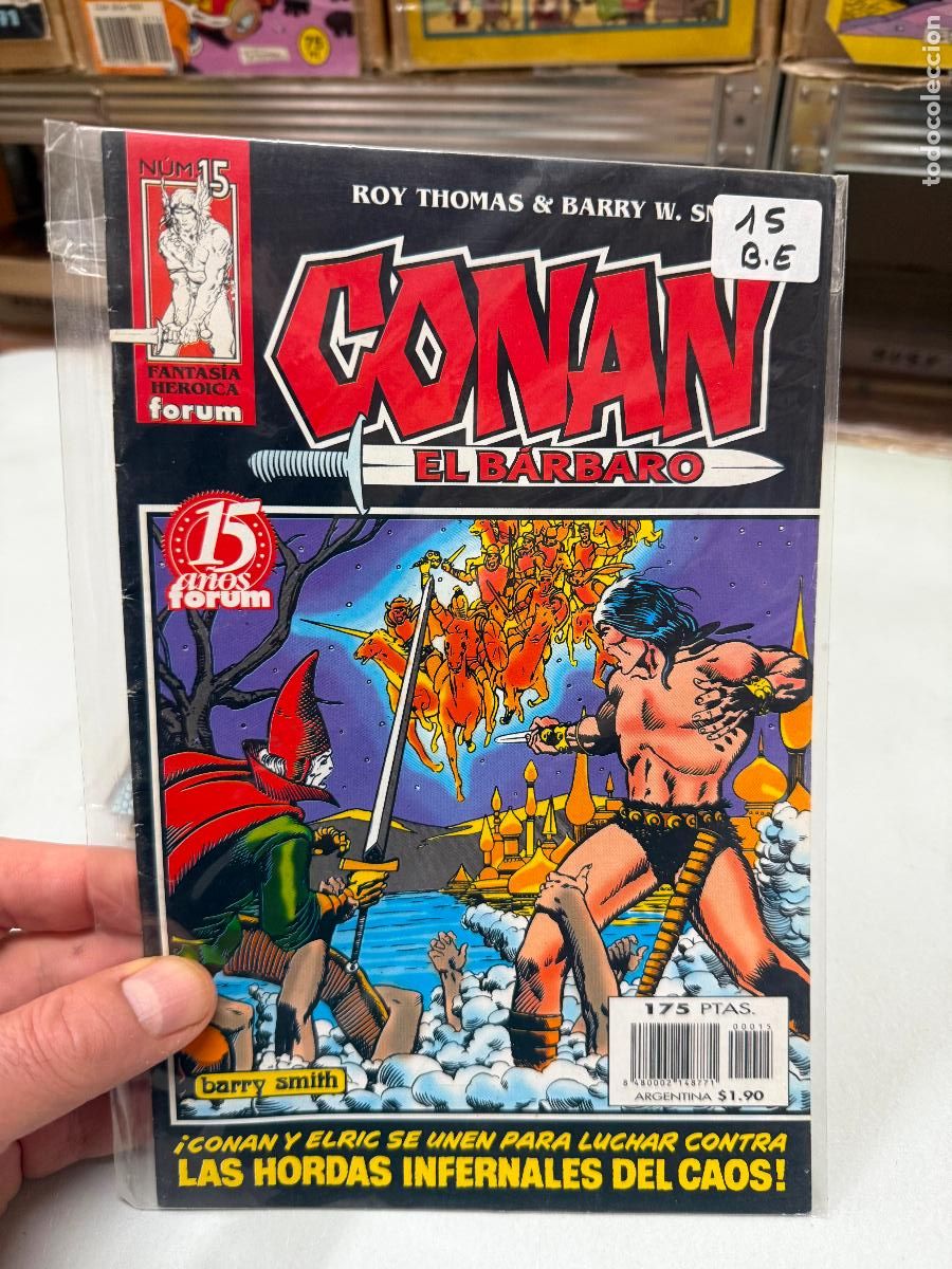 C&oacute;mics: CONAN DE ROY THOMAS EDITORIAL FORUM NUMERO 15 BUEN ESTADO - Foto 1