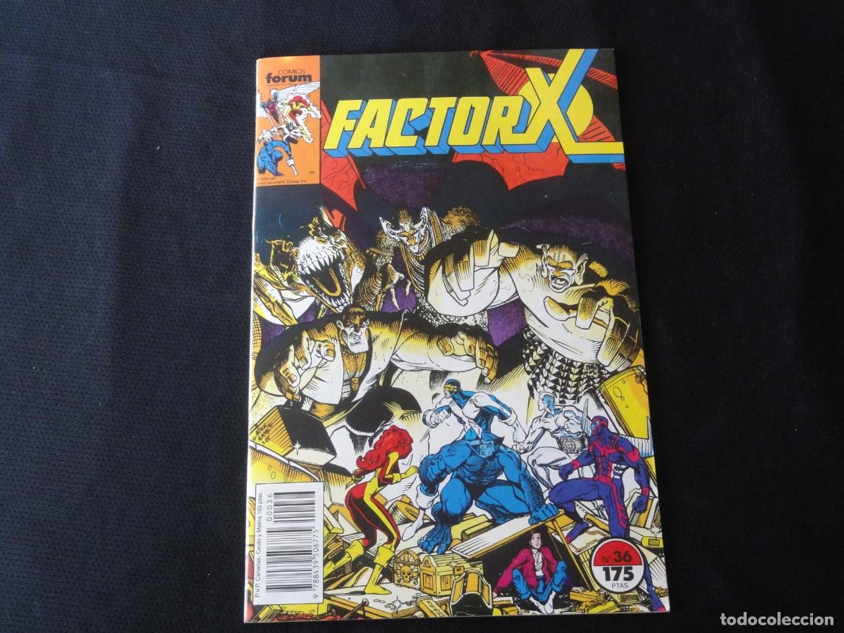 C&oacute;mics: FACTOR X N&ordm; 36. VOLUMEN 1. 1988-1995. MARVEL COMICS FORUM. C-3B - Foto 1