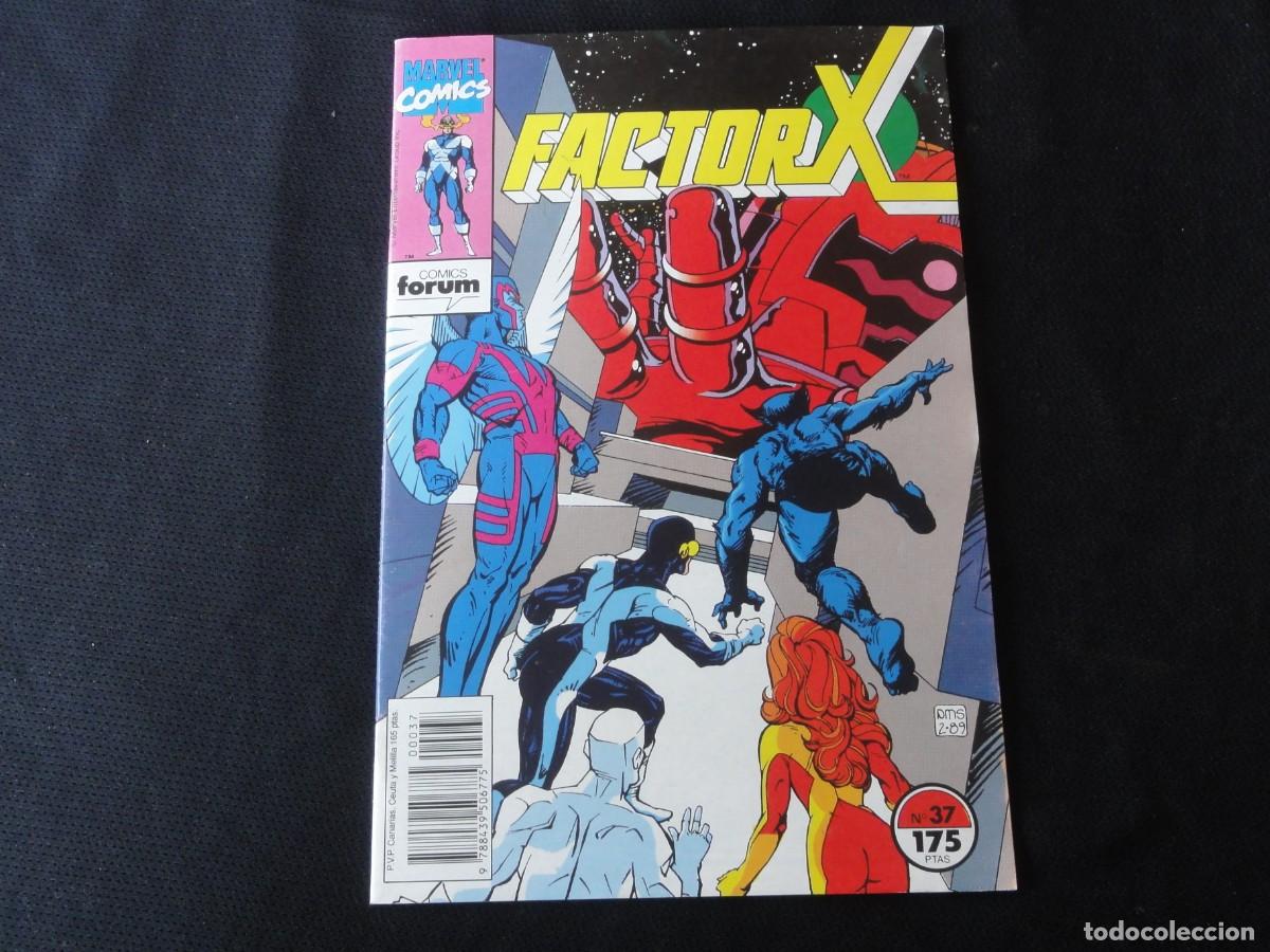 C&oacute;mics: FACTOR X N&ordm; 37. VOLUMEN 1. 1988-1995. MARVEL COMICS FORUM. C-3B - Foto 1