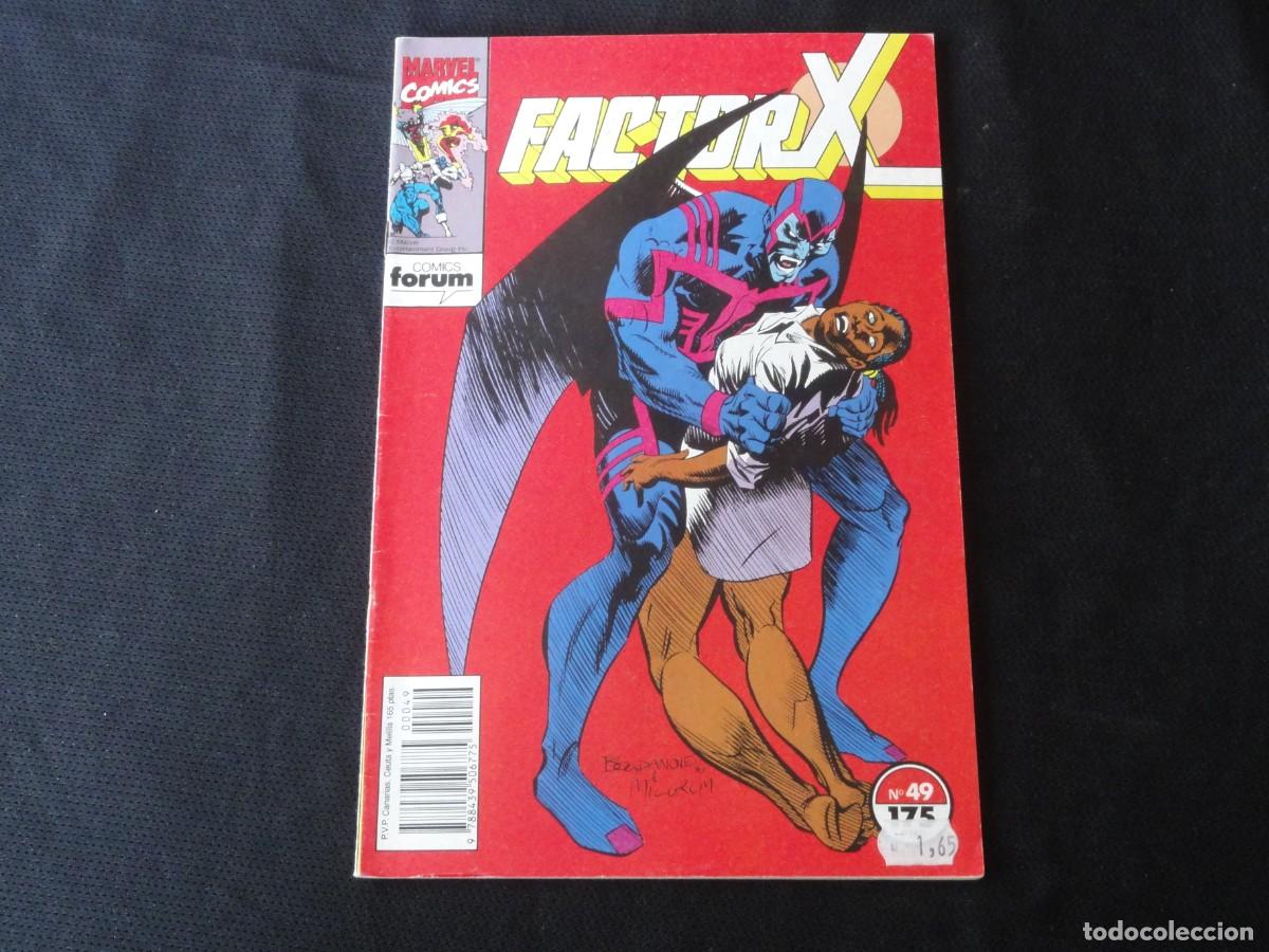 C&oacute;mics: FACTOR X N&ordm; 49. VOLUMEN 1. 1988-1995. MARVEL COMICS FORUM. C-3B - Foto 1