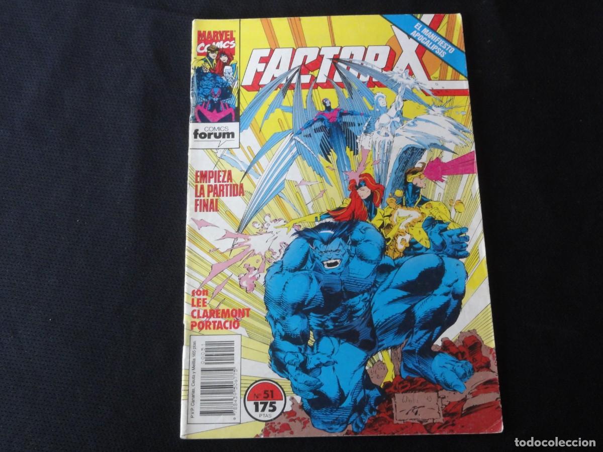 C&oacute;mics: FACTOR X N&ordm; 51. VOLUMEN 1. 1988-1995. MARVEL COMICS FORUM. C-3B - Foto 1