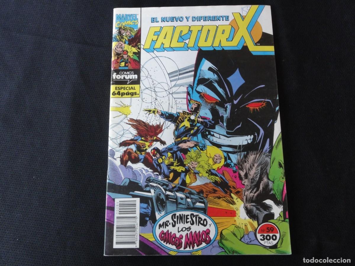 C&oacute;mics: FACTOR X N&ordm; 59. VOLUMEN 1. 1988-1995. MARVEL COMICS FORUM. C-3B - Foto 1